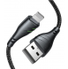 - stöd för laddström upp till 2,4 A
- USB till Lightning -kontakter
- material nylon fläta + TPE