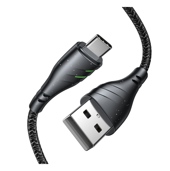 - stöd för laddström upp till 2,4 A
- USB till USB-C-kontakter
- material nylon fläta + TPE