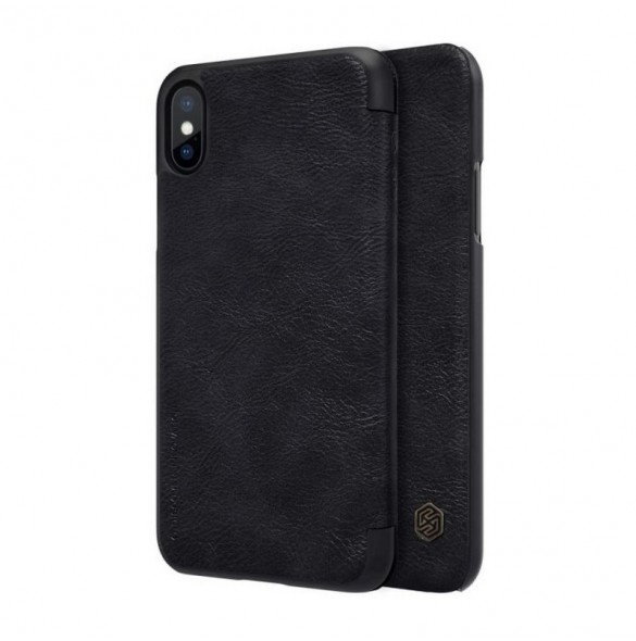 Nillkin Qin Book Case Svart för iPhone X, iPhone XS