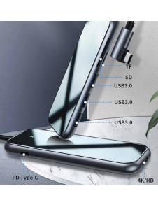 - USB 3.0 max överföringshastighet 5 Gbps
- HDMI -port upp till 4K / 30Hz