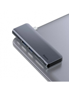 - lämplig för bärbara datorer med USB-C-gränssnitt
- alla portar kan fungera samtidigt
- vikt 43g