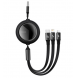 Uttagbar datakabel USB till M+L+C 66W