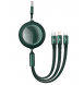 Uttagbar datakabel USB till M+L+C 66W