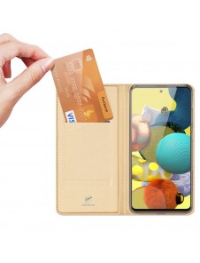 DUX DUCIS Skin X Bookcase-fodral till Samsung Galaxy S20 FE 5G - Guld