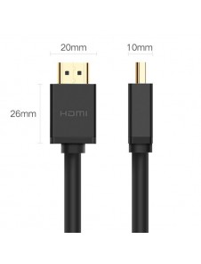 Ugreen HDMI cable 4K 30 Hz 3D 10 m black (HD104 10110)