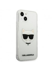 iPhone 13 Mini och väldigt snyggt skydd från Karl Lagerfeld.