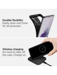 Spigen Liquid Air Samsung Galaxy S20 Plus - Svart Mate