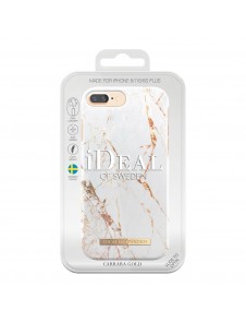 Ideal Fashion Case till iPhone 6 Plus / 6s Plus / iPhone 7 Plus / iPhone 8 Plus - Carrara Gold