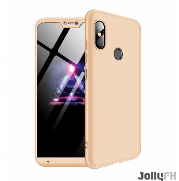 Guld och väldigt snyggt skydd till Xiaomi Mi A2 Lite / Redmi 6 Pro.
