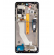 Motorola Edge 20 Pro LCD-skärm + pekenhet + främre skal - Midnattsblå (Service Pack)
