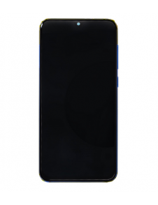 Xiaomi Mi 9 SE LCD-skärm + Touch Unit + Front Cover - Blå (Service Pack)