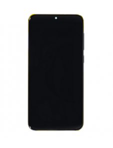 Xiaomi Mi 9 SE LCD-skärm + Touch Unit + Front Cover - Svart (Service Pack)