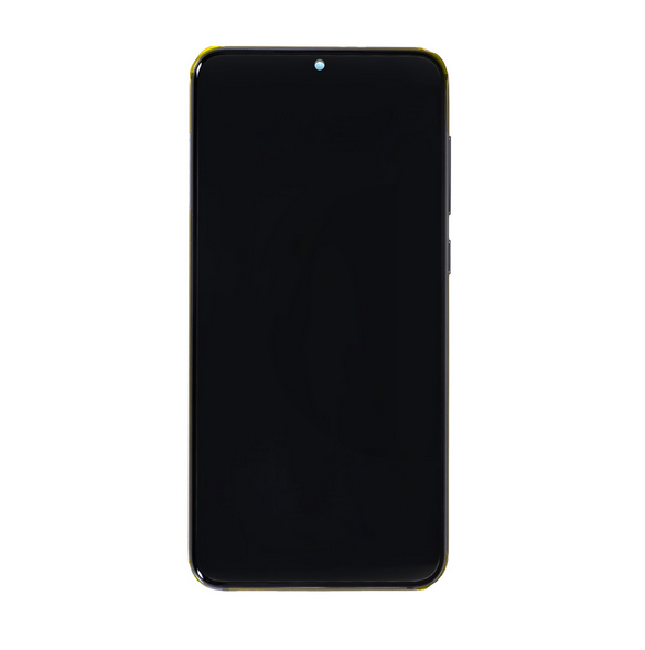 Xiaomi Mi 9 SE LCD-skärm + Touch Unit + Front Cover - Svart (Service Pack)