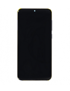 Xiaomi Mi 9 SE LCD-skärm + Touch Unit + Front Cover - Svart (Service Pack)