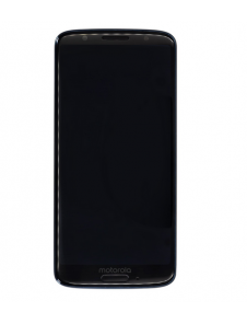 Motorola Moto G6 LCD-skärm + Touch Unit + Front Cover - Blå (Service Pack)