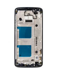 Motorola Moto G6 LCD-skärm + Touch Unit + Front Cover - Blå (Service Pack)