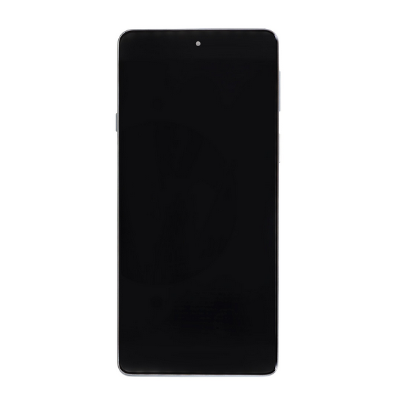 Motorola Edge 20 LCD-skärm + Touch Unit + Front Cover - Vit (Service Pack)