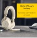 Jabra Evolve2 85 Wireless PC Headset – Noise Cancelling Microsoft Teams Certified Stereo Headphones - Beige