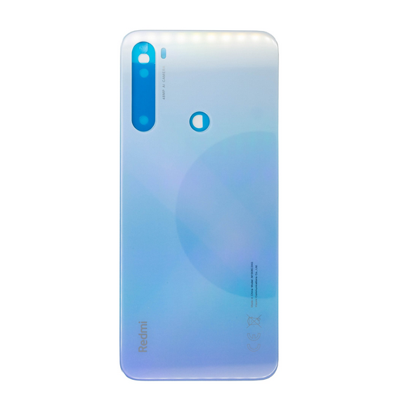 Xiaomi Redmi Note 8T batterilucka - Vit (Servicepaket)