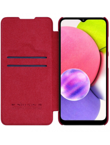 Nillkin Qin Bokfodral till Samsung Galaxy A03s - Röd
