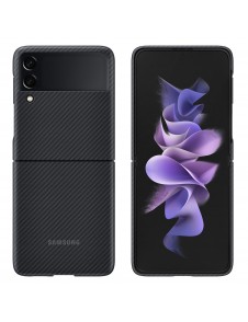 Samsung Aramid Cover-fodral till Samsung Galaxy Z Flip 3 - Svart (EF-XF711SBEGWW)