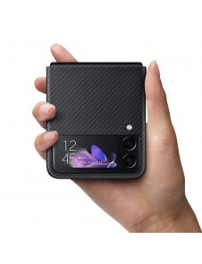 Samsung Aramid Cover-fodral till Samsung Galaxy Z Flip 3 - Svart (EF-XF711SBEGWW)