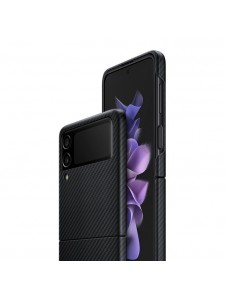 Samsung Aramid Cover-fodral till Samsung Galaxy Z Flip 3 - Svart (EF-XF711SBEGWW)