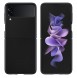 Samsung Leather Cover-fodral till Samsung Galaxy Z Flip 3 - Svart (EF-VF711LBEGWW)