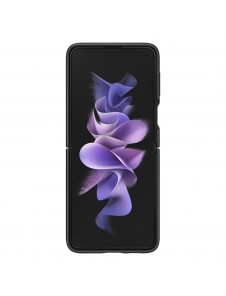 Samsung Leather Cover-fodral till Samsung Galaxy Z Flip 3 - Svart (EF-VF711LBEGWW)