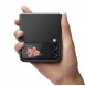 Samsung Leather Cover-fodral till Samsung Galaxy Z Flip 3 - Svart (EF-VF711LBEGWW)
