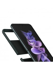 Samsung Leather Cover-fodral till Samsung Galaxy Z Flip 3 - Svart (EF-VF711LBEGWW)
