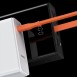 USB1 / USB2-utgång: 4,5V / 5A; 5V / 4,5A; 5V / 3A; 9V / 3A; 12V / 2,5A