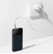 USB-ingång typ C: 5 V / 3 A, 9 V / 2 A 18 W