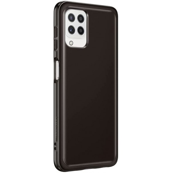 Samsung EF-QA225TBEGEU Clear Cover Samsung Galaxy A22 - Svart