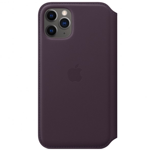 Apple MX072ZM/A Folio Väska till iPhone 11 Pro - Aubergine