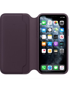 Apple MX072ZM/A Folio Väska till iPhone 11 Pro - Aubergine