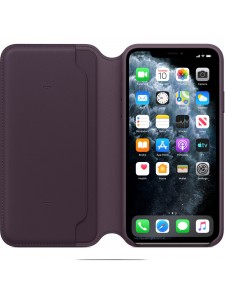 Apple MX092ZM/A Folio Väska till iPhone 11 Pro Max - Aubergine