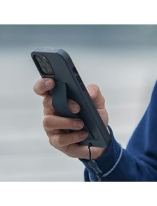 Blått och väldigt stilrent skal iPhone 12 Pro Max.