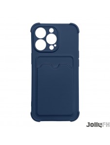 Marinblått och väldigt stilrent skal till iPhone 13 Pro.