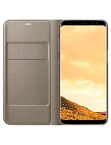 Samsung EF-NG950PFE LED View Cover vikbart fodral till Samsung Galaxy S8 - Guld