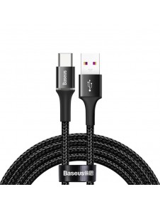 Baseus USB Type C - USB Type C cable Power Delivery Quick Charge 100 W 5 A 2 m black (CATGH-H01)