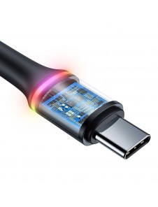 Baseus USB Type C - USB Type C cable Power Delivery Quick Charge 100 W 5 A 2 m black (CATGH-H01)