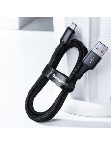 Baseus USB Type C - USB Type C cable Power Delivery Quick Charge 100 W 5 A 2 m black (CATGH-H01)