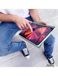 JollyFX Stand Tablet Case Smart Cover med stöd för iPad Pro 11 2021 / 2020 - Grön