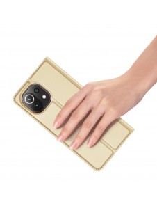 DUX DUCIS Pro Bookcase-typ etui för Xiaomi Mi 11 Lite 5G - Gyllene