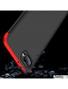 Svart-rött och väldigt snyggt skydd för Oppo RX17 Neo.