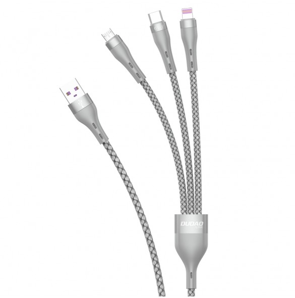 Pluggar: USB / USB Typ C / microUSB / Lightning
Material: PVC + nylon