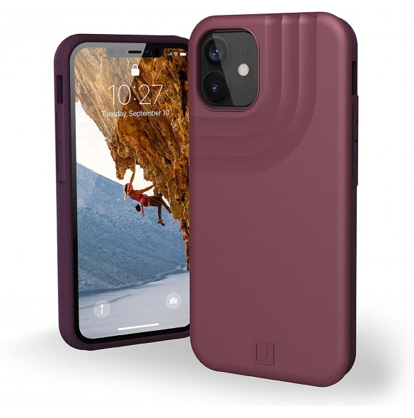 U by UAG iPhone 12 Mini, U Anchor Cover, Aubergine (11234M314747)