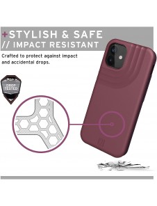U by UAG iPhone 12 Mini, U Anchor Cover, Aubergine (11234M314747)