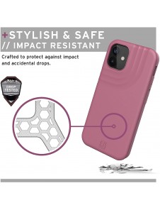 U by UAG iPhone 12 Mini, U Anchor Cover, Dusty Rose (11234M314848)